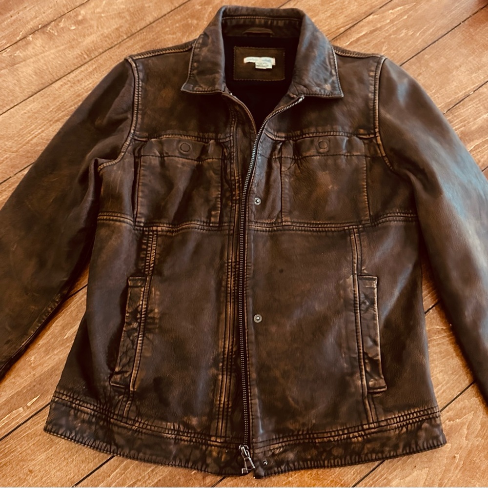 Carbon2Cobalt Genuine Lamb Leather Jacket. Small. Excellent-like new- Condition!